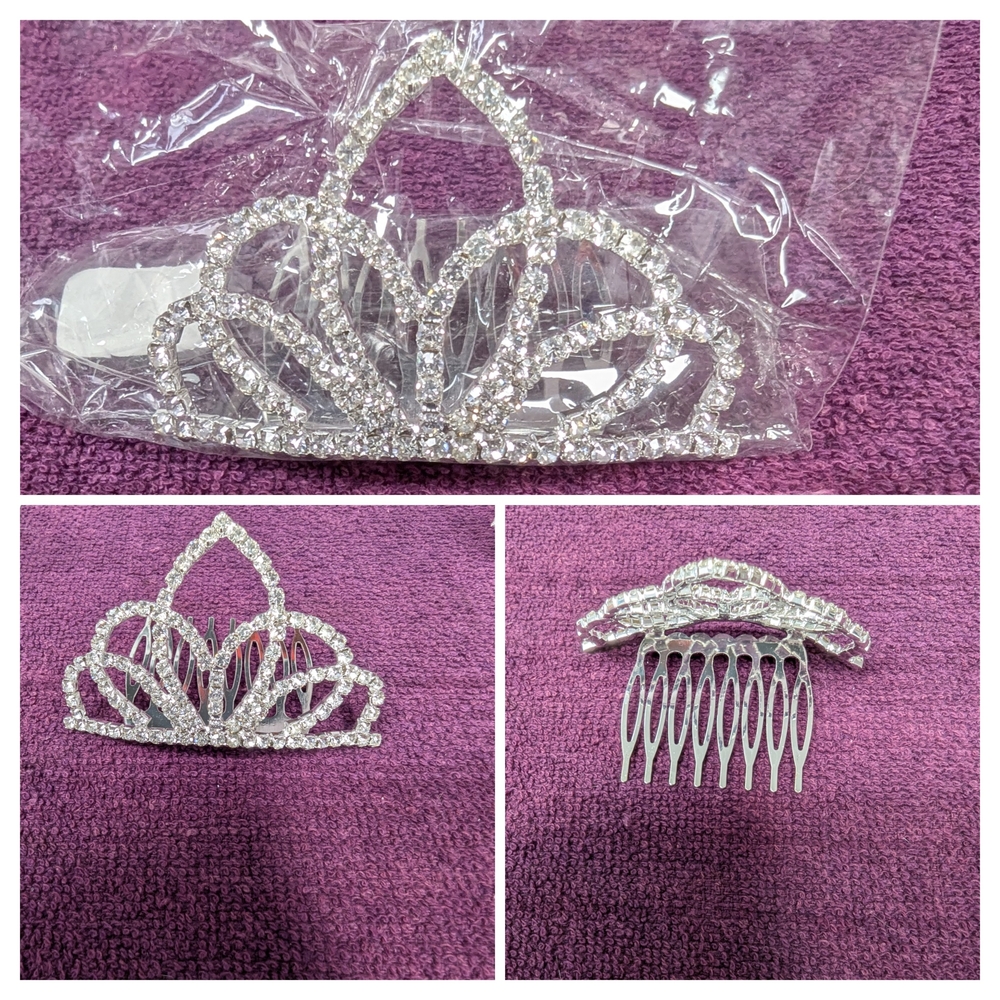 Fashion Jewelry Silver Tiara Hair Accessory